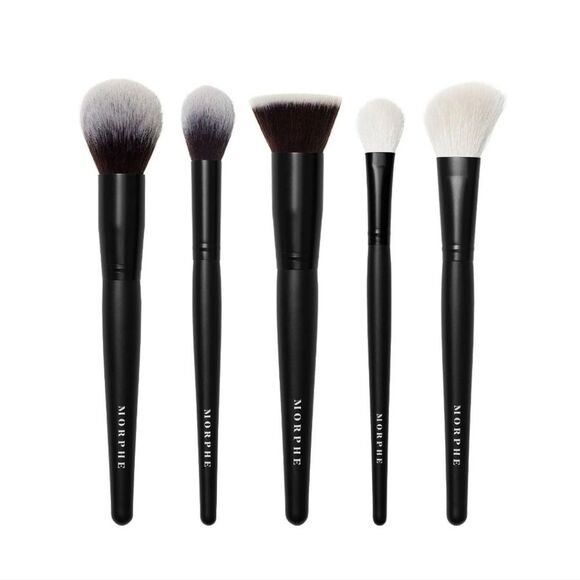 Morphe Face The Beat 5-PC Brush Collection & Bag - Picture 8 of 11